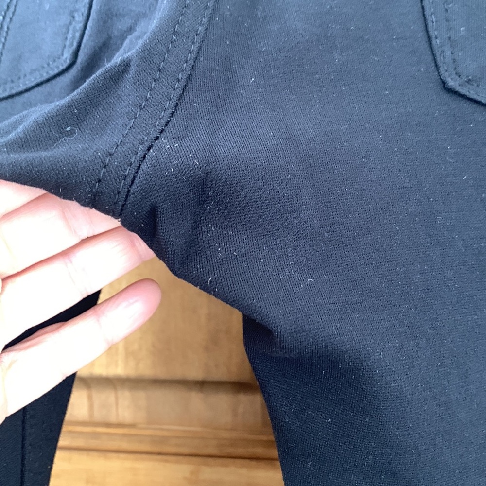 Cisono black stretch pants size Large but runs small - Picture 7 of 7